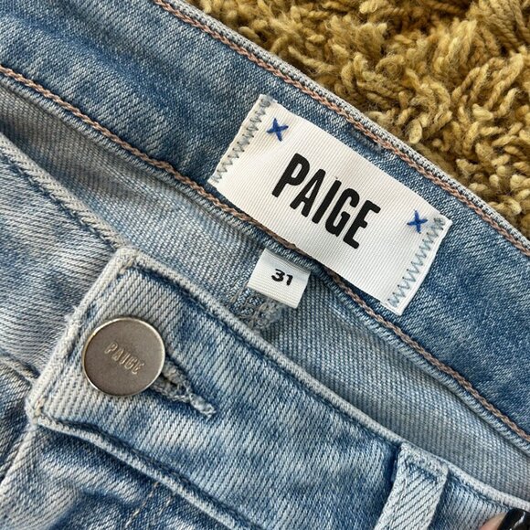 Paige High Rise Cindy - Shooting Star w/ Stellar Hem In Women's Size 31 - Picture 4 of 9